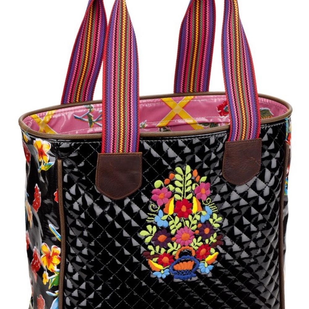 Consuela Embroidered Tote Bag